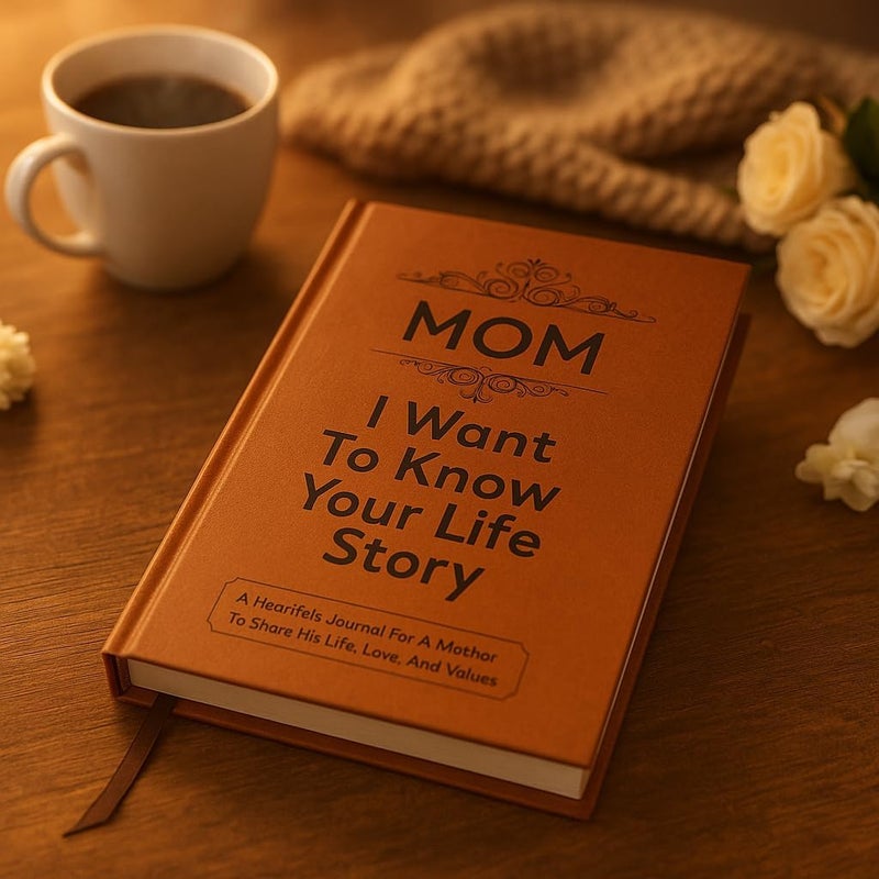 XKFCFC Mom, I Want to Know Your Life Story Journal - Hardcover Keepsake Book. The Gifts for Mom Birthday from Daughter Son to Tell Her Story. Sentimental Present for Thanksgiving, Christmas & Mother’s Day - Image 5